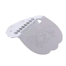 Новый бренд Tailpiece Mandolin гитара зубчатый короткий хром Новый бренд Tailpiece Mandolin гитара зубчатый короткий хром