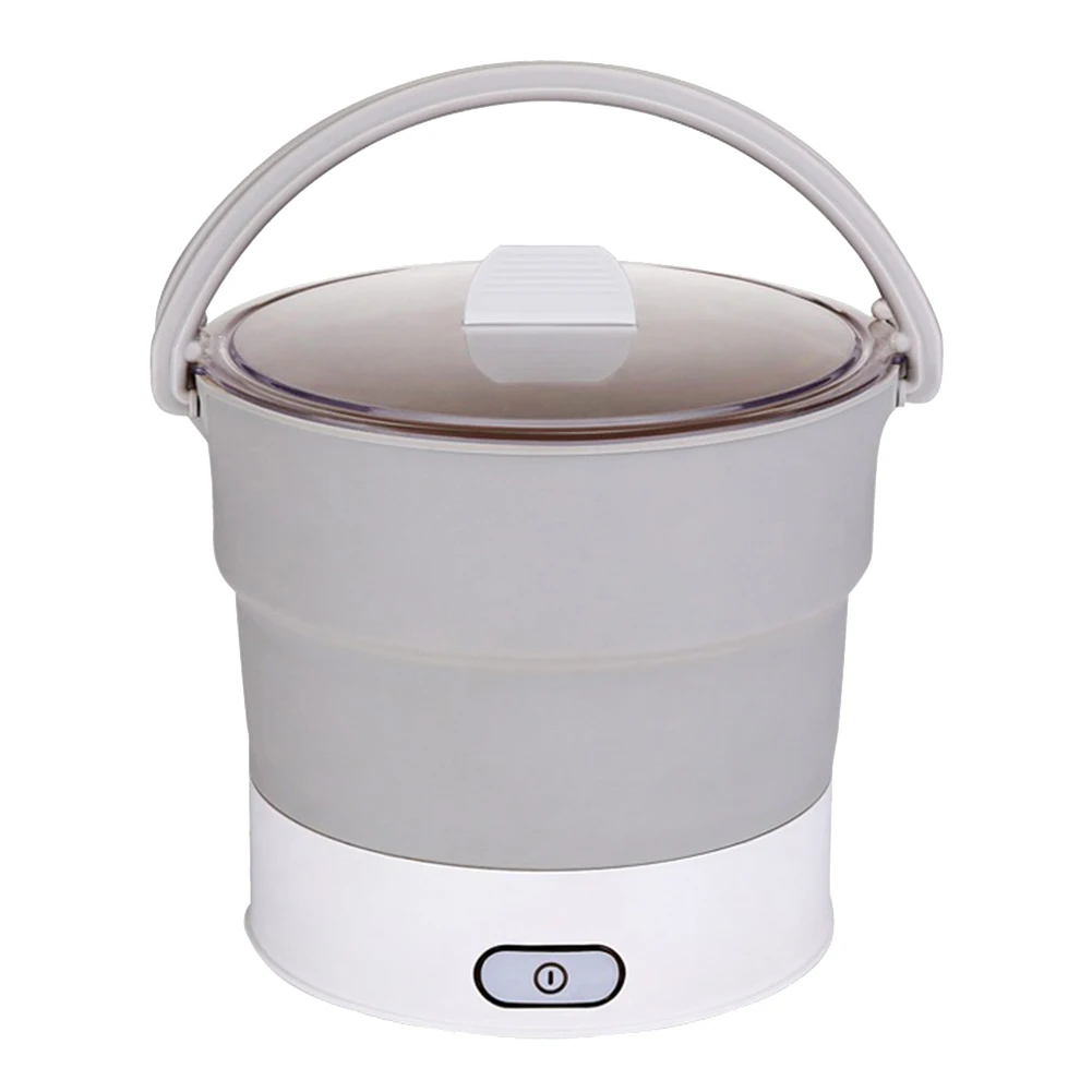 

Foldable Electric Portable Hot Pot Cooker Kettle Steamer Boil Dual Voltage for Kitchen VJ-Drop