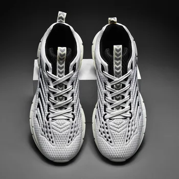 

shoes leisure sneaker mens Shoes fashion black Breathable Mens slip for Male solid sneakers zapatos sale Fashion knitting male