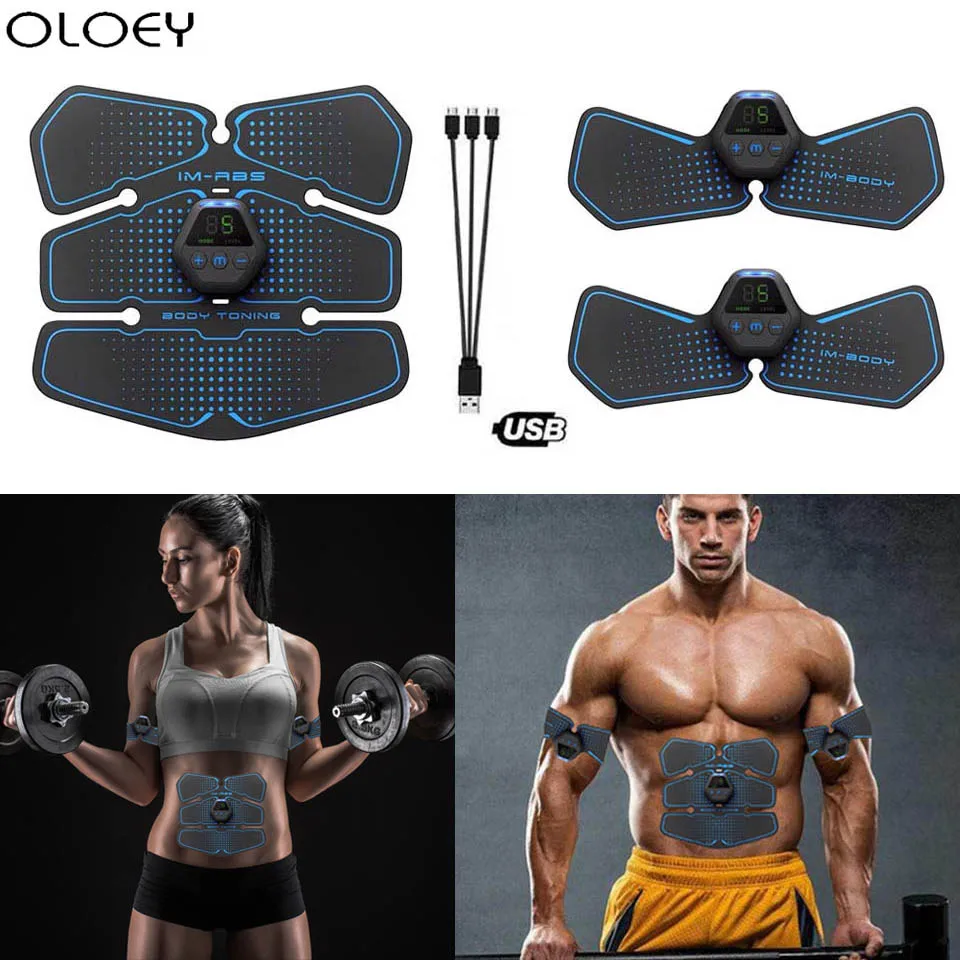 

Equipment Training Gear Muscles Electrostimulator Toner Gym Abdominal Muscle Stimulator Trainer EMS Abs Fitness Exercise At Home