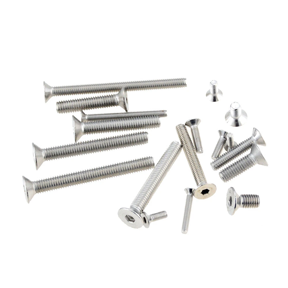 M3 M4 M5 Countersunk Screws 304 Stainless Steel Allen Key Hexagon Socket Bolts