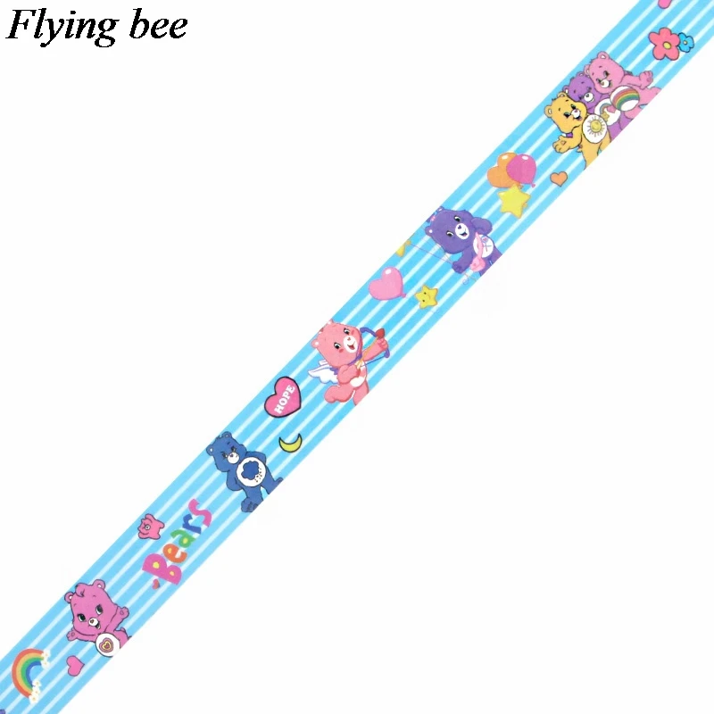 Flyingbee 15 мм X 5 м дети мультфильм милый Васи клейкие ленты уход медведи клейкая лента DIY Скрапбукинг наклейка этикетка маскирующая лента X0613