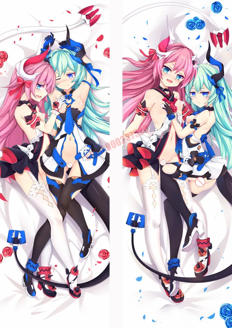 

Original Collapse of the school garden - rosalia aline & Lilia aline, sexy girl 3D double sided throw pillow / pillow case