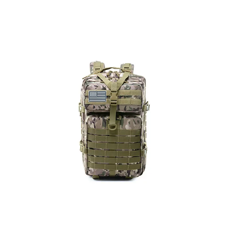 Военный Рюкзак Molle, тактическая армейская штурмовая сумка, 3P EDC, рюкзак для походов, кемпинга, охоты, камуфляж, водонепроницаемый пакет 45L - Цвет: CP