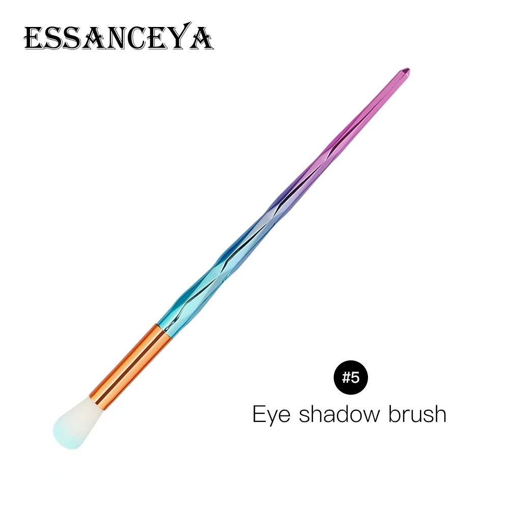 E5 ESSANCEYA, 1 шт., рыбные алмазные кисти для макияжа, набор, основа для растушевки, сила теней, контур, консилер, румяна, косметика, красота, макияж - Handle Color: E5