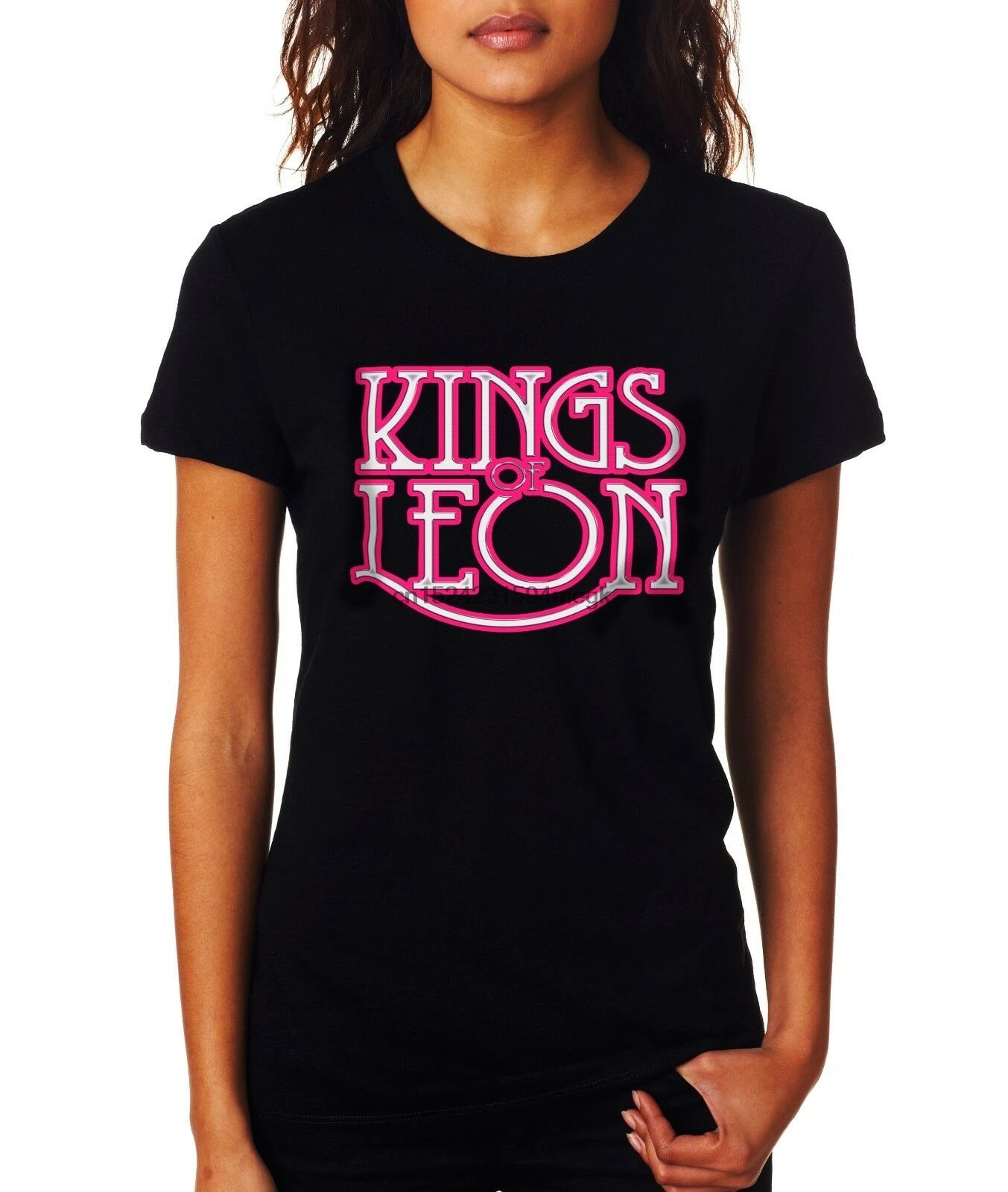 Leon Neon Logo Wanita Dicetak T shirt 