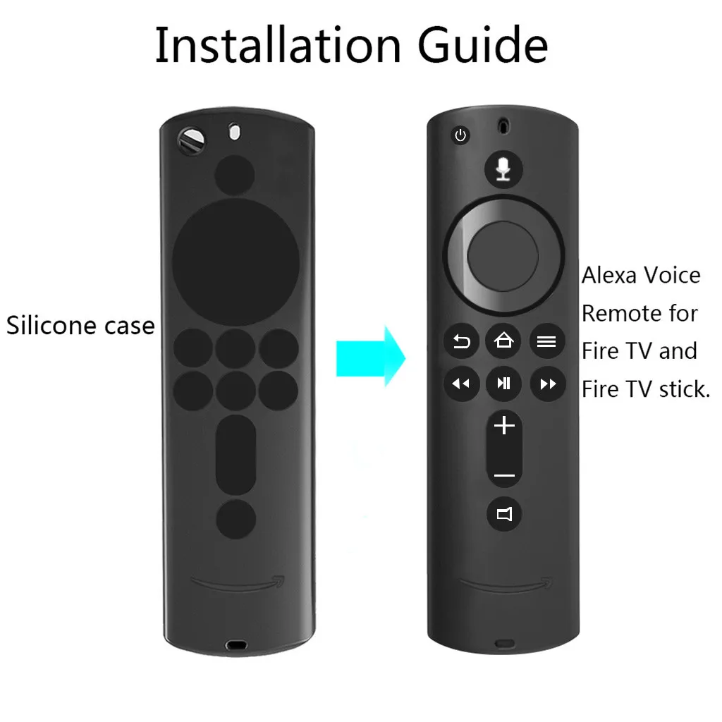 CARPRIE для Amazon Fire tv Stick 4K tv Stick дистанционный силиконовый чехол Защитный чехол для кожи 5,6 дюймов пульт дистанционного управления чехол s