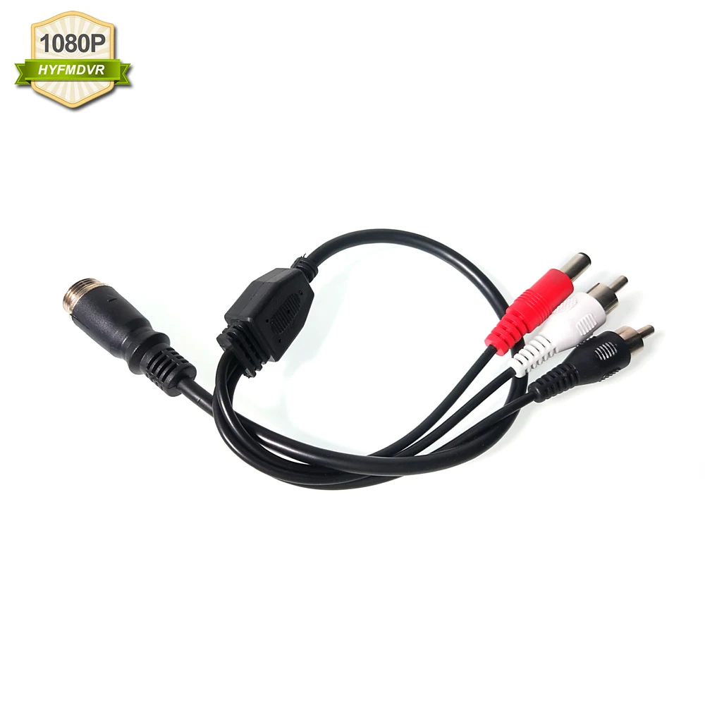 HYFMDVR черный авиационный головной видео 4Pin адаптер кабель