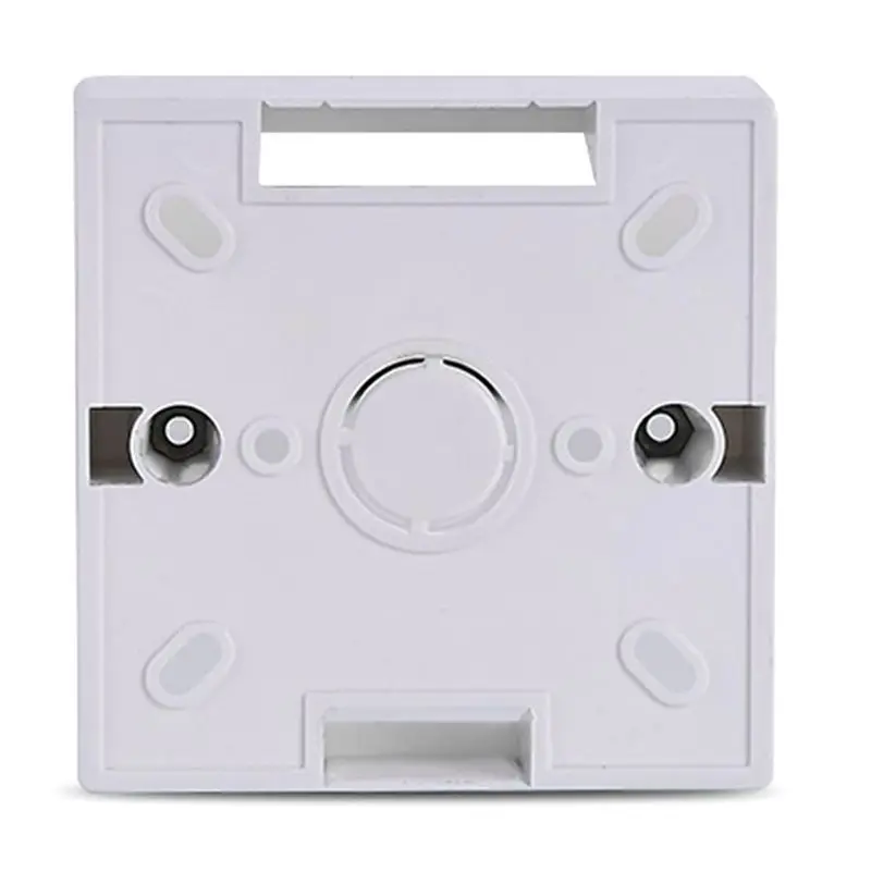 

86X86 PVC Thickening Junction Box Wall Mount Cassette For Switch Socket Base Switch Bottom Box Electrical Box Accessories L69A