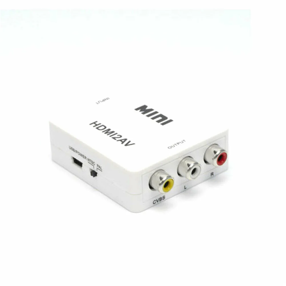 HDMI к RCA AV CVBS компонентный конвертер скалер 1080P адаптер кабель коробка для Monito L/R видео HDMI2AV HD Поддержка NTSC PAL
