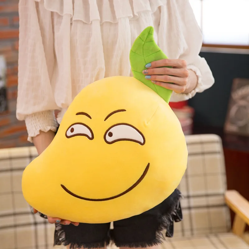 

Creative Network Red Mango Fruit Pillow Plush Toys Cartoon down Cotton Seat Back Cushion Gift