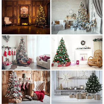 

SHENGYONGBAO Vinyl Custom Christmas Day Photography Backdrops Prop Christmas Festival Theme Photo Studio Background 20915SD-01