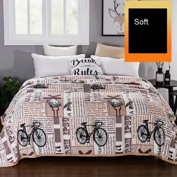 

Super Soft Blanket for Bed Warm Bedspread Bed Cover Cartoon Kids Throw Blankets for Sofa Bedding Winter Sheet for Single Queen