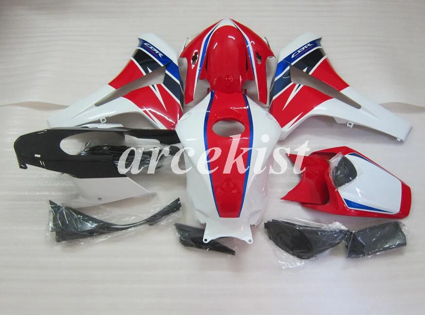 Впрыска ABS Полный комплект обтекателя пригодный для Honda CBR1000RR CBR1000 CBR 1000RR 2008 2009 2010 2011 08 09 10 11 Красный Синий покупателей