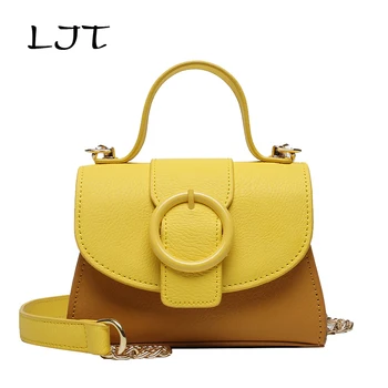 

LJT Crossbody Bags For Women 2020 new Small Chain Handbag Small Bag PU Leather Handbag Ladies Designer Evening Bag