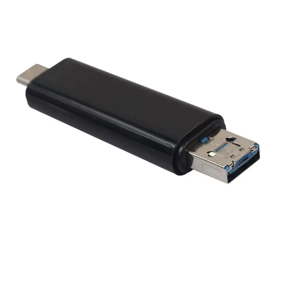 5 в 1 type-C кард-ридер Micro usb type-C флэш-накопитель адаптер разъем Высокоскоростной считыватель карт памяти