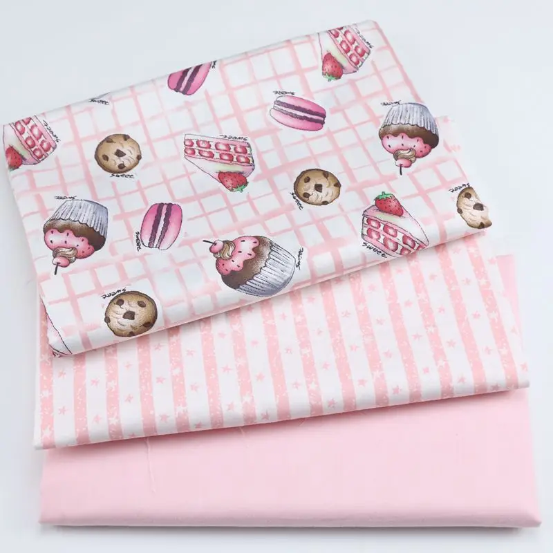 160 см* 50 см Бисквит Торт хлопок ткань комплект кровати «сделай сам» стеганое платье Лоскутная Ткань Дети ручной работы Шторы Декор ткань