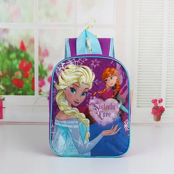 

Disney Princess Cartoon schoolbag Children Frozen Backpack girl boy student kindergarten Elsa for school small backpack