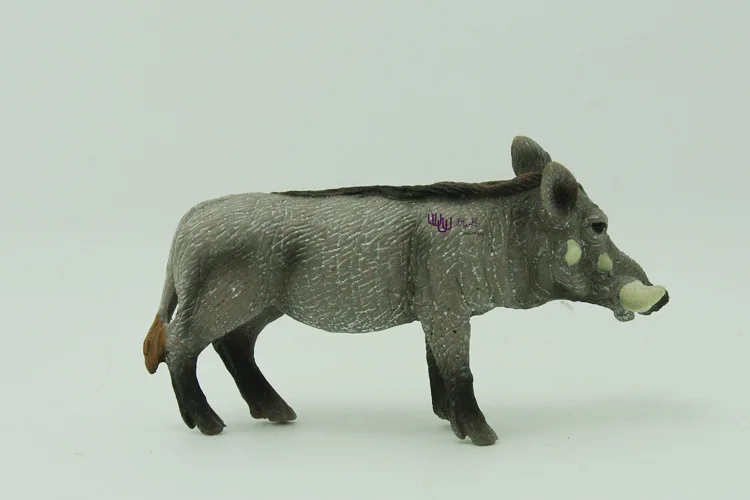 Model Wild Animal Model Set Mother Warthog Plastic Emulate Toy