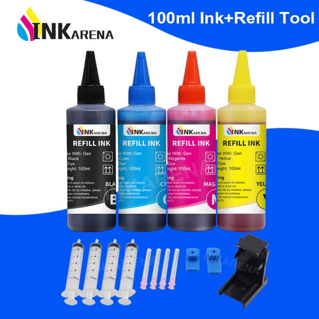 100550ml ink Cartridge Refill Kit for Canon Pixma TS3440 TS3450 TS3451