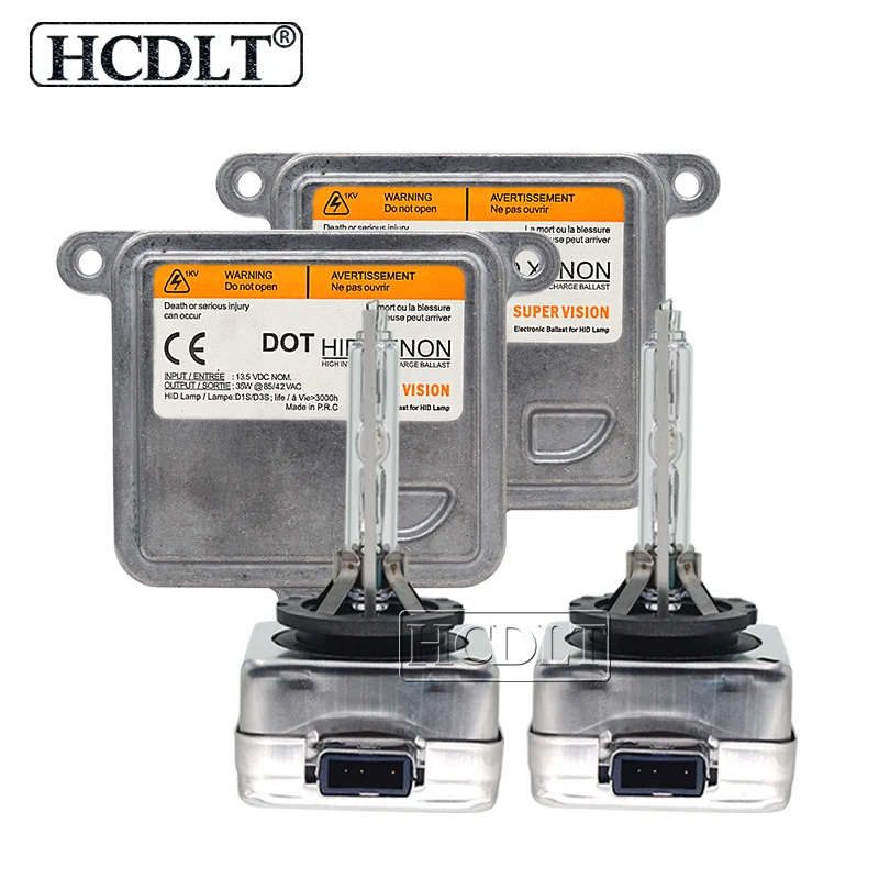 HCDLT 1 Set 35W 55W D8S 6000K HID Headlight Kit OEM Xenon D1S D3S HID Ballast Control Unit 4300K 5000K 8000K D1R D3R D8S Xenon Kit (1)