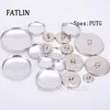 100Sets 20L-60L Iron back bottom PU Fabric Covered Buttons Scrapbooking Covered Round Combined  Buttons For DIY Sofa Accessories 3