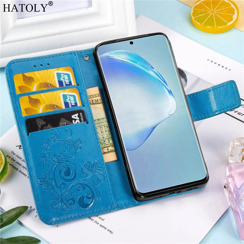 For Samsung Galaxy S20 Plus Case Flip Luxury Leather Wallet Cards Holder TPU Bumper Phone Back Cover For Samsung S20 Plus Case