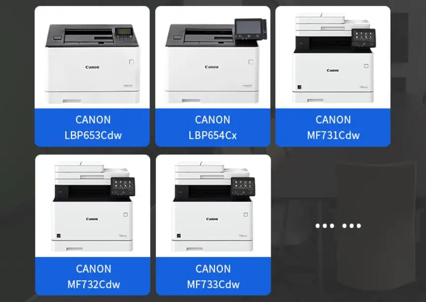 Легко Заправляемый CRG046 черный тонер и чип для imageclass CANON LP654Cdw MF735Cdw MF731Cdw MF733Cdw MF732Cdw LBP654Cx 653C принтер