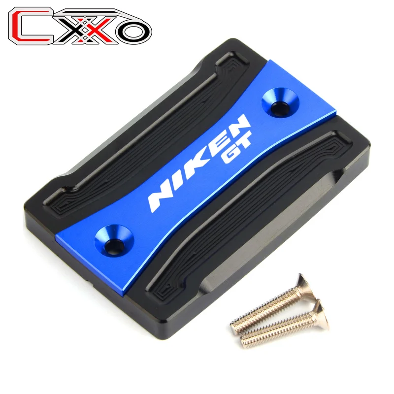 blue Логотип Niken GT для Yamaha NIKEN GT NIKENGT мотоцикл алюминиевый бачок тормозной жидкости для переднего колеса Крышка - Цвет: blue