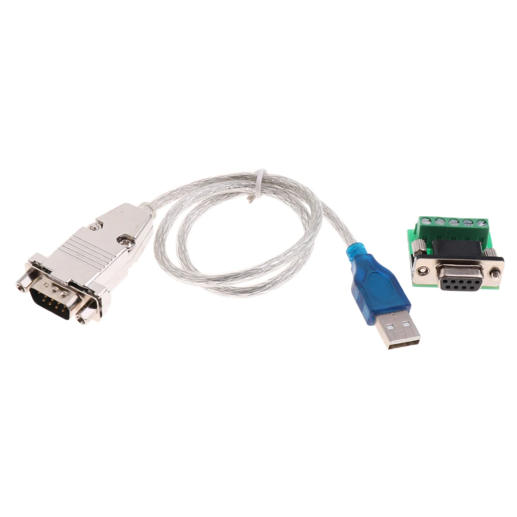 1.6 Feet USB 2.0 to RS485 Serial Converter Adapter with Chip for Win XP/7/8/10