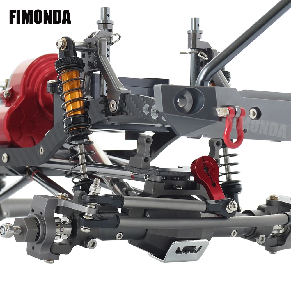 Scx10 Front Axle Assale In Lega Di Alluminio CNC 1/10 Per Modellini RC Crawler Axial SCX10 - Anteriore/posteriore Upgrade Assali Modellino Radiocomandato