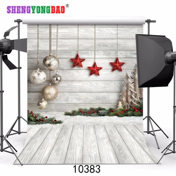 

SHENGYONGBAO Art Fabric Photography Backdrops Prop Christmas Day Theme Photography Background 10383