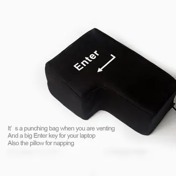 

Big Enter Key Pillow Stress Relief Keyboard Button Soft Comfortable Sleep Nap Pillow