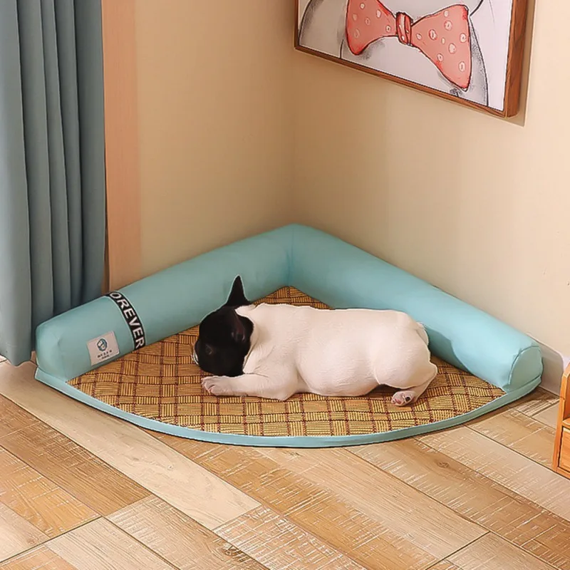 Pet Dog Bed Nest Rimovibile Cat Corner Kennel Traspirante Dogs House Animali Domestici Prodotto Per Animali Domestici Di Piccola Taglia Media