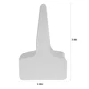 100Pcs PVC Garden Labels White Gardening Plant Sorting Sign Tag Ticket Plastic Writing Plate Board Plug 2