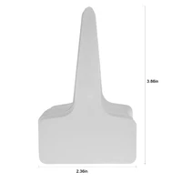 100Pcs PVC Garden Labels White Gardening Plant Sorting Sign Tag Ticket Plastic Writing Plate Board Plug 2