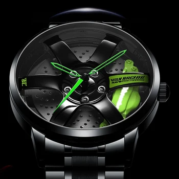 

NIBOSI Rim Hub Watch Custom Design Car Wrist Watch Wheel Watch Custom Creative Wheel Rim Hub Watch Men Relogio Masculino