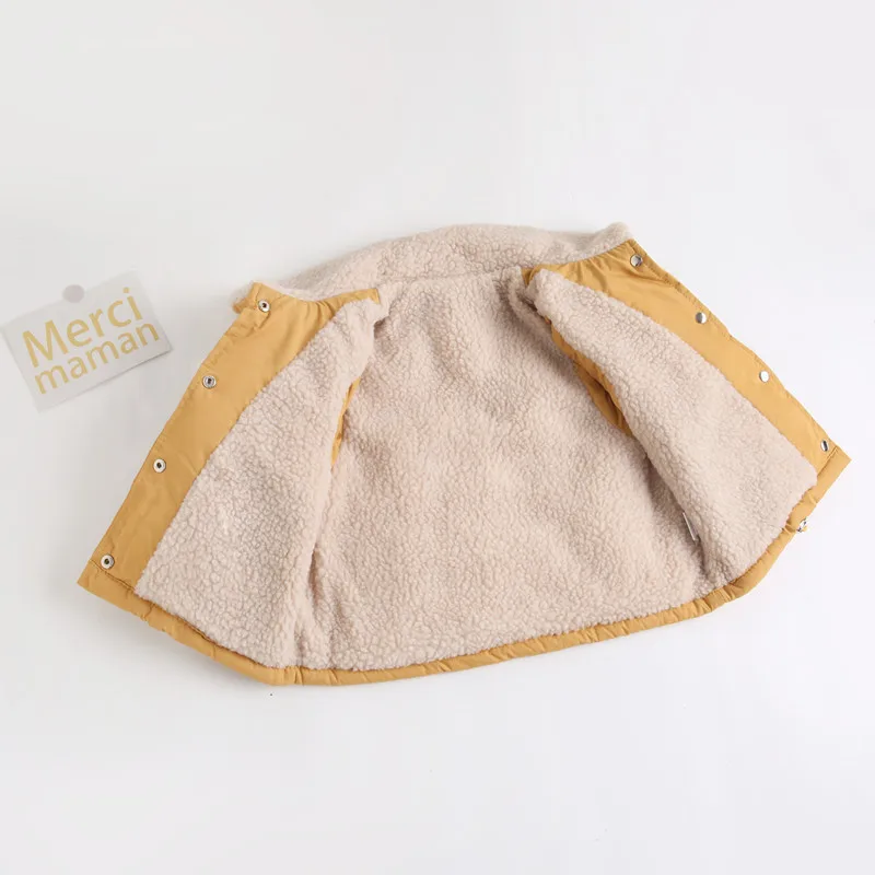 Children Vest Kids Vest Jackets For Girls Outerwear Winter Thick Plus Velvet Boy Jacket New Year Costumes Warm Coats Baby Children Hooded Vest