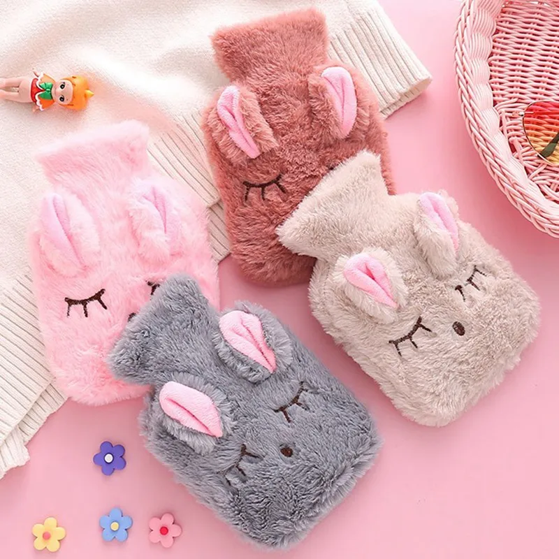 Brand New Bottle Soft Hot-water Bag Plush Student Durable Cartoon Portable Winter Warm