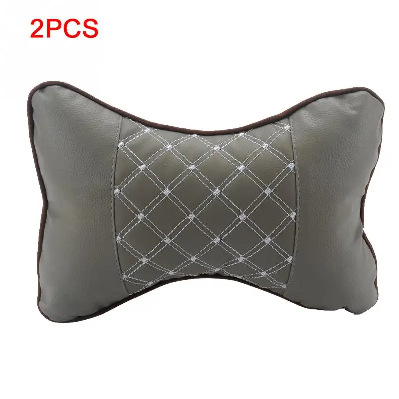 2pcs tpye 2 Поддержка шеи усталость снимает Полиуретановая подушка эластичный ремень всесезонный подголовник мягкий подголовник автомобиля Универсальный подходит для всех транспортных средств - Цвет: 2pcs tpye 2