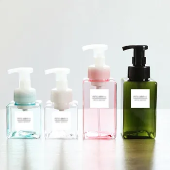 

Soap Bottle Foam Dispenser Empty Mousse Foamer Bottle Pump Travel Size Plastic Refillable Bathroom Supplies 250/400/450ML