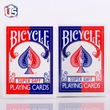 1 настил Super Gaff V2(синий или красный) 15 издание игральные карты Волшебные трюки