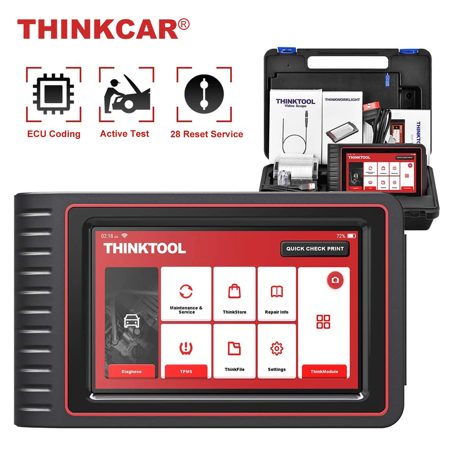 THINKTOOL MINI - 6 OBD2 Scanner, OE-Level Full System Car