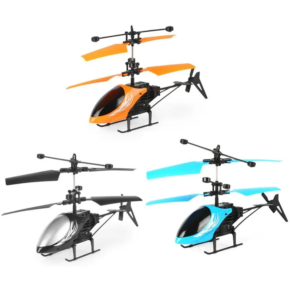 Mini RC Induction Aircraft Flashing Light Toys RC Airplanes Intelligent Hand Induction Remote Control Airplane