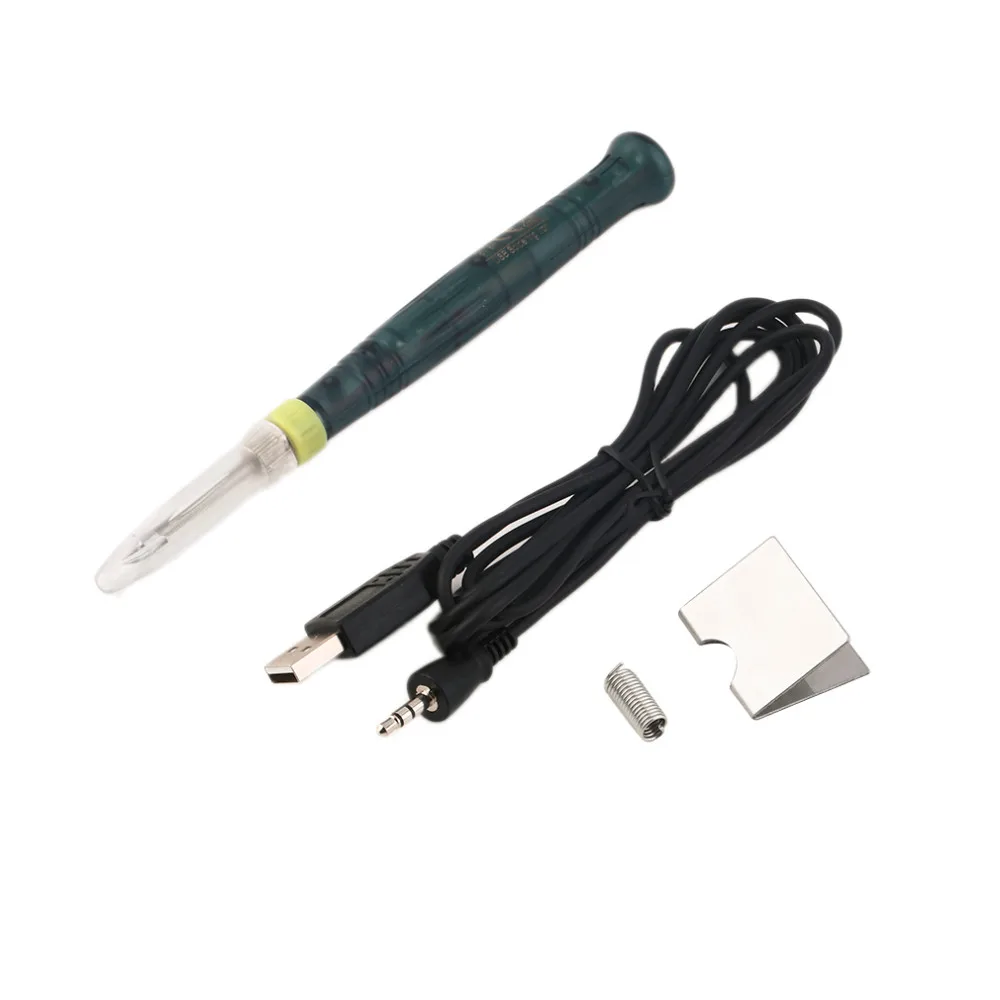 Мини Портативный USB 5 в 8 Вт Электрический паяльник ручка/наконечник сенсорный Переключатель Регулируемая электрическая паяльная железные