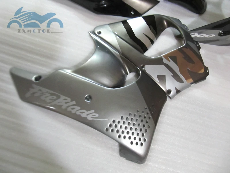 Серебряный черный обтекатель комплект Подходит для Honda CBR900RR893 1996 1997 CBR 900RR893 96 97 ABS пластик спортивные Обтекатели комплекты кузова BV03