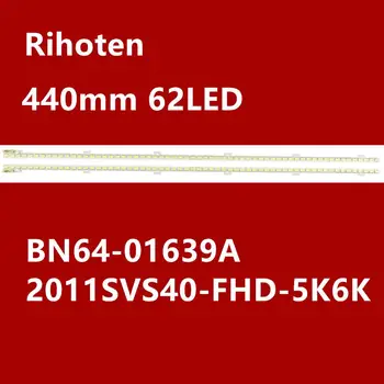 

2piece/lot UA40D5000PR LTJ400HM03-H LED strip BN64-01639A 2011SVS40-FHD-5K6K-Right LEFT 2011SVS40 56K H1 440mm 62LED