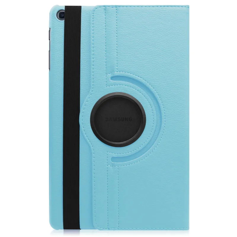 Sky Blue Вращающийся на 360 чехол для samsung galaxy tab S5e 10,5 T720 T725 чехол-подставка из искусственной кожи tab S5e SM-T720 чехол для планшета+ пленка+ ручка - Color: Sky Blue