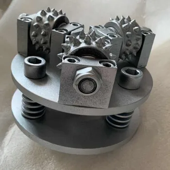 

5 Inch 125mm Bush Hammer Wheel M14M16 5/8'' Alloy Wheel for hand grinder Granite Marble Concrete terrazzo rough Litchi Surface