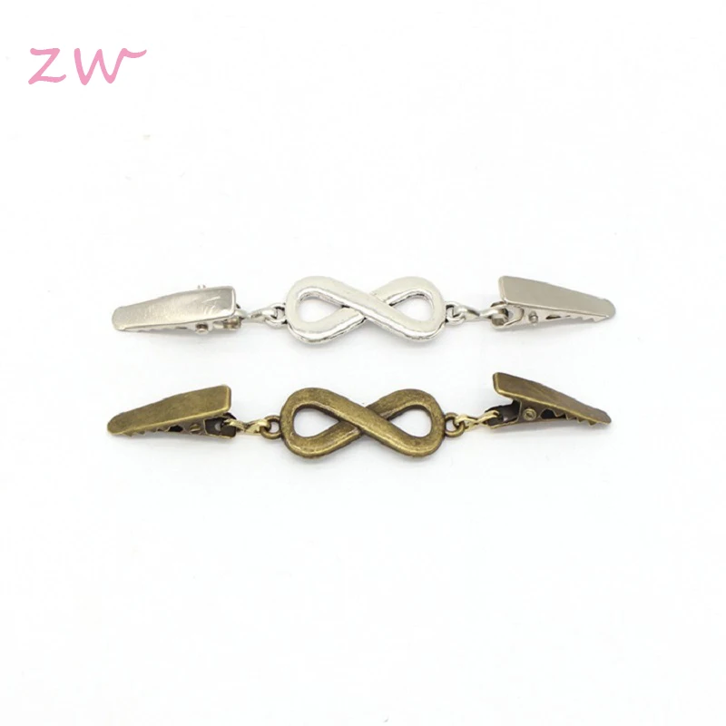 

Woven Rope Loop shape Clip For Sweater Shawl Keeper Collar Buckle Holder Garters Garment Accessories Jewelry